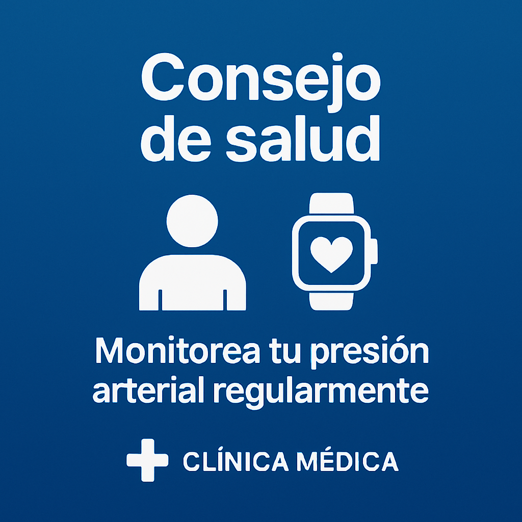 Infografía con consejo de salud para redes sociales